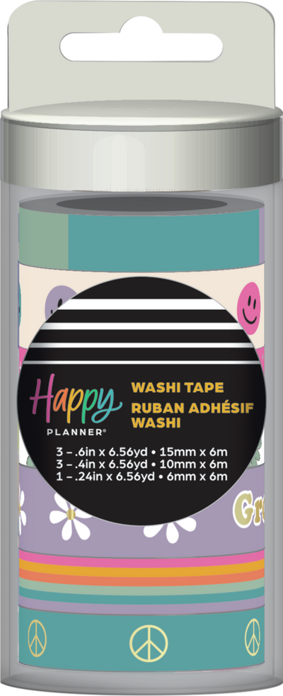 Decades 70s - Washi Tape - 7 Pack