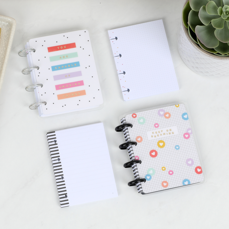 Live In Color - Micro Notebooks + Filler Paper Gift Set