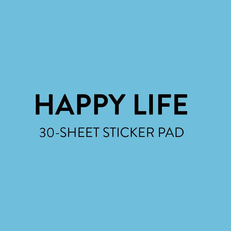 CLEARANCE Happy Life Deco Stickers
