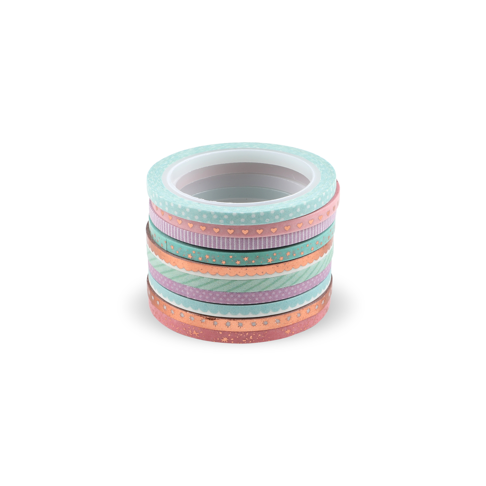 Pastel Skinny Washi Tape – The Happy Planner