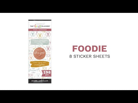 Foodie 8 - Sticker Sheets