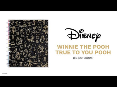 Disney Winnie the Pooh True to You - Dotted Lined Big Notebook - 60 Sheets