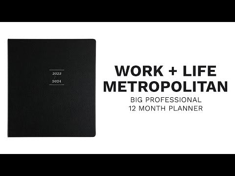 2023 Work + Life Metropolitan Happy Planner - Big Vertical Professional Layout - 12 Months