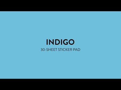 Value Pack Stickers - Indigo Tie Dye