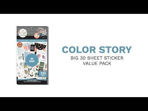 Value Pack Stickers - Bright Places - Big