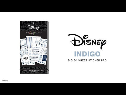 Disney© Mickey Mouse & Minnie Mouse Indigo Value Pack Stickers - Big