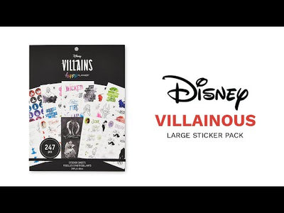 Disney© Villainous Large Value Pack Stickers