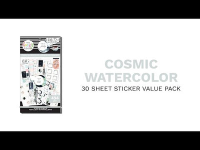 Value Pack Stickers - Cosmic Watercolor