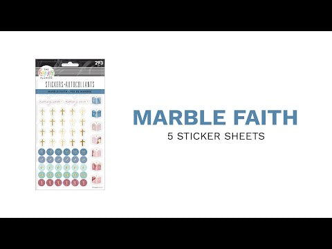 Marble Faith - 5 Sticker Sheets