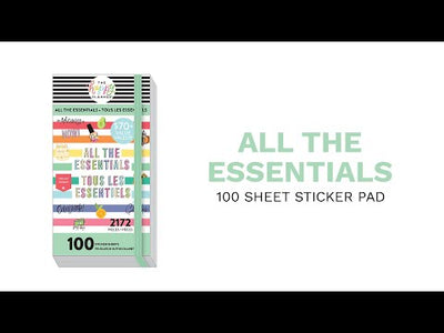 Mega Value Pack Stickers - 100 Sheets - All the Essentials