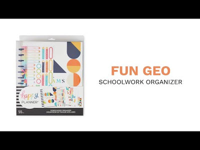 Fun Geo Schoolwork Organizer