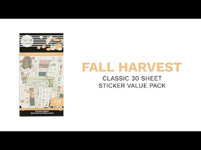 Value Pack Stickers - Fall Harvest