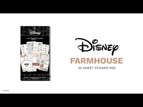 Disney© Mickey Mouse & Minnie Mouse Farmhouse Value Pack Stickers - Big
