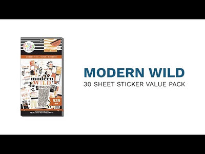 Value Pack Stickers - Modern Wild