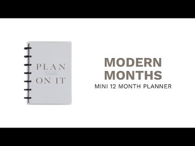 2023 Modern Months Happy Planner - Mini Dashboard Layout - 12 Months