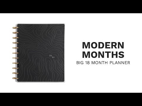 2023 Modern Months Happy Planner - Big Dashboard Layout - 18 Months