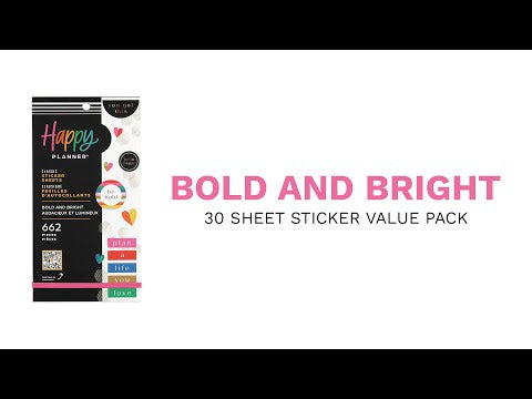 Value Pack Stickers - Bold and Bright