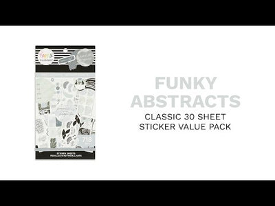 Value Pack Stickers - Funky Abstracts