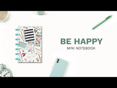 Be Happy Mini Happy Notes Notebook