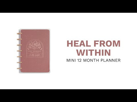 2023 Heal From Within Happy Planner - Mini Wellness Layout - 12 Months