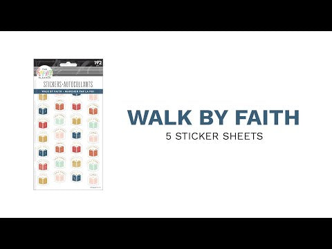 Walk by Faith - 5 Sticker Sheets