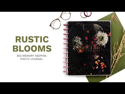 Happy Memory Keeping® Rustic Blooms Big Photo Journal