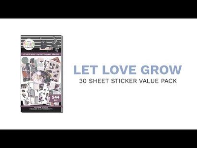 Value Pack Stickers - Let Love Grow