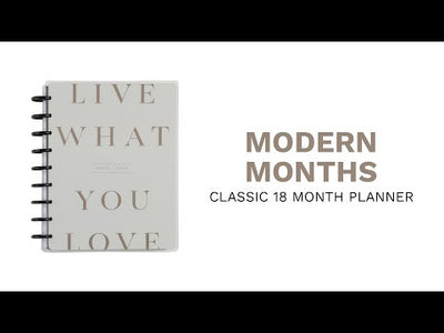 2023 Modern Months Happy Planner - Classic Checklist Layout - 18 Months