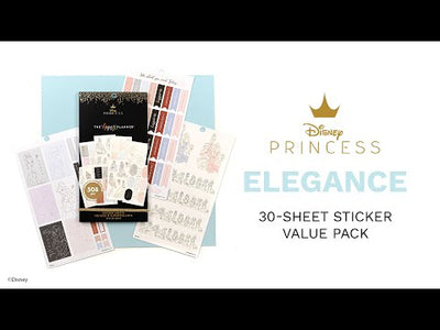 Disney © Princess Elegance Value Pack Stickers- Boxes & Icons