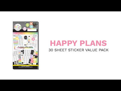 Value Pack Stickers - Happy Plans