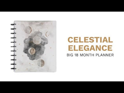 2023 Celestial Elegance Happy Planner - Big Dashboard Layout - 18 Months