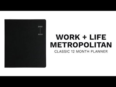 2023 Work + Life Metropolitan Happy Planner - Classic Vertical Layout - 12 Months