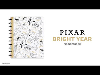 Disney© and Pixar Bright Year Big Notebook - Dot Lined Pages - 60 Sheets