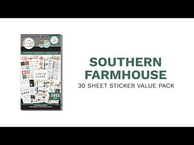 Southern Farmhouse - Value Pack Stickers