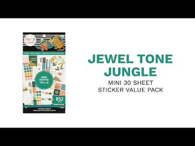 Value Pack Stickers - Jewel Tone Jungle - Mini